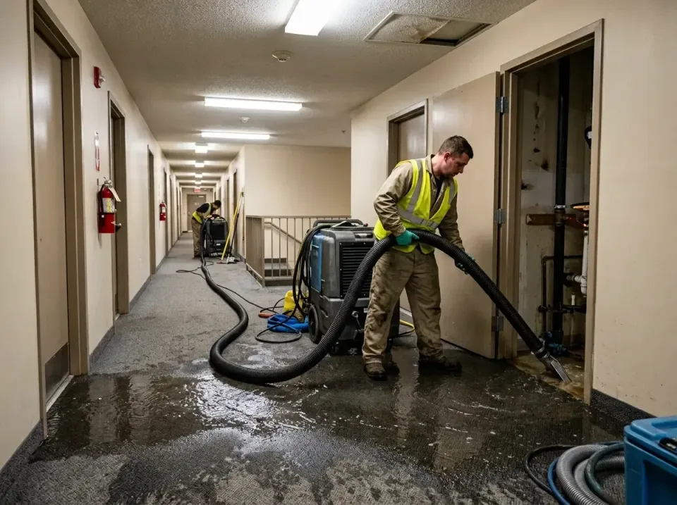 multi-unit-apartment-hallway-f-005 — frequently asked questions, Emergency Burst Pipe Water Extraction & Removal in Terre Ha…